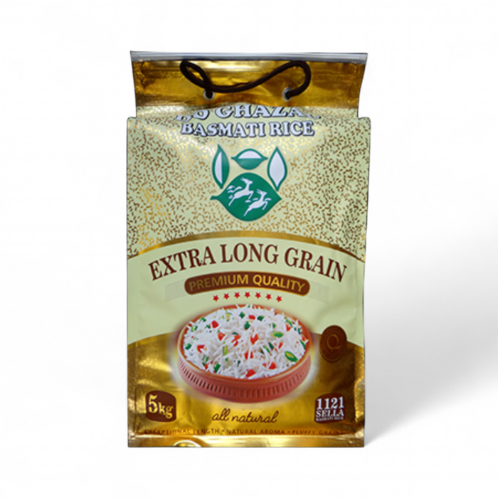 Do Ghazal Basmati Rice - Sella (Extra Long) 5kg