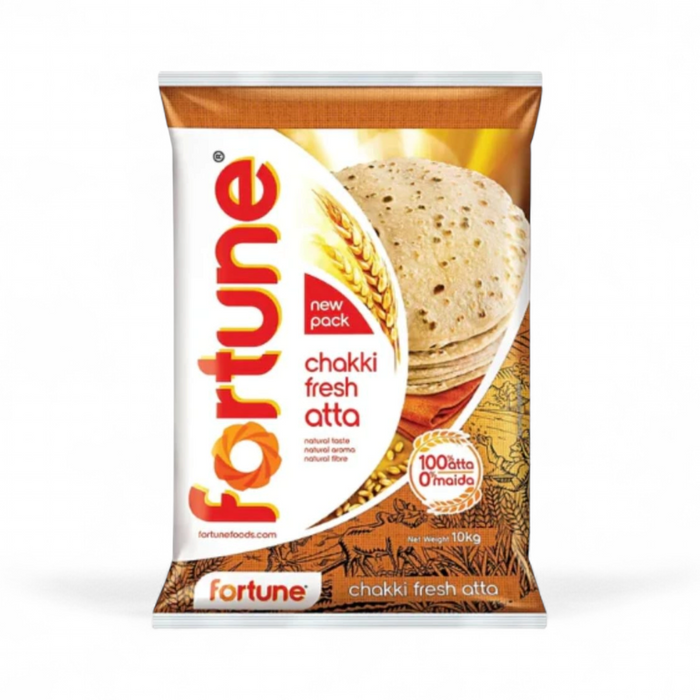 Fortune Chakki Fresh Atta 10kg (Export Pack)