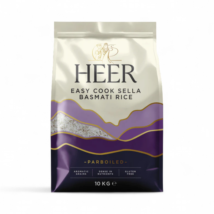 Heer Basmati Rice - Sella (Easy Cook) 10kg