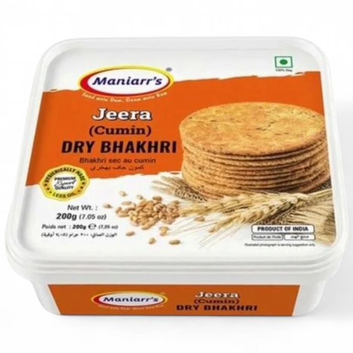 Maniarr's Dry Bhakhri - Jeera (Cumin) 200gm