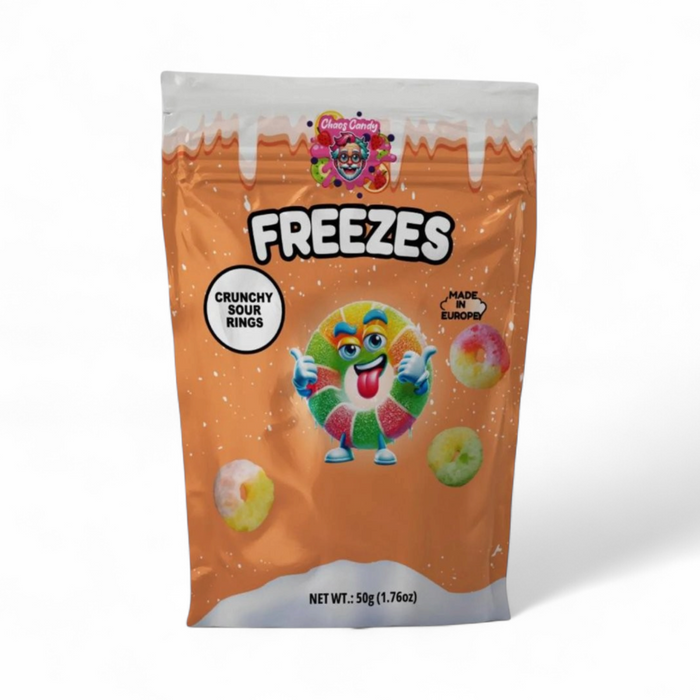 Chaos Candy Freezes - Crunchy Sour Rings 50gm