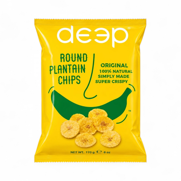 Deep Plantain Chips - Round (Original) 170gm