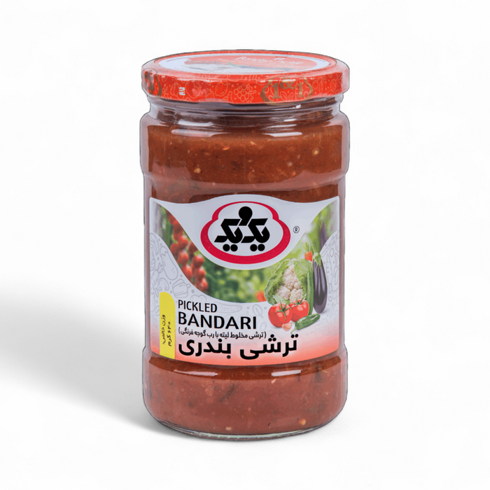 1 & 1 - Mixed Pickled Vegetables With Tomato Paste (Bandari) 640gm