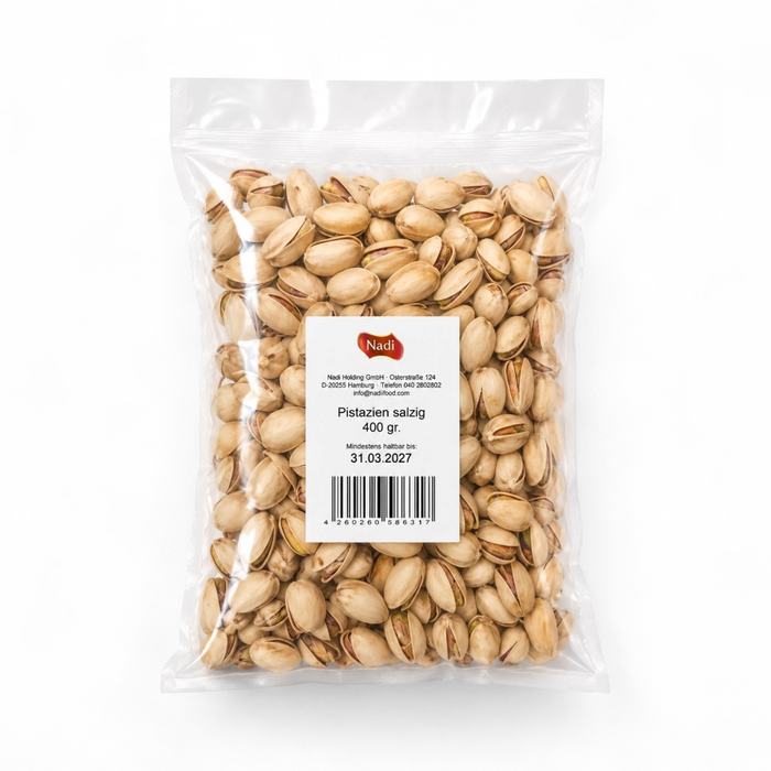 Nadi - Pistazien (Salzig) 400gm (BBE: 31.03.2027)