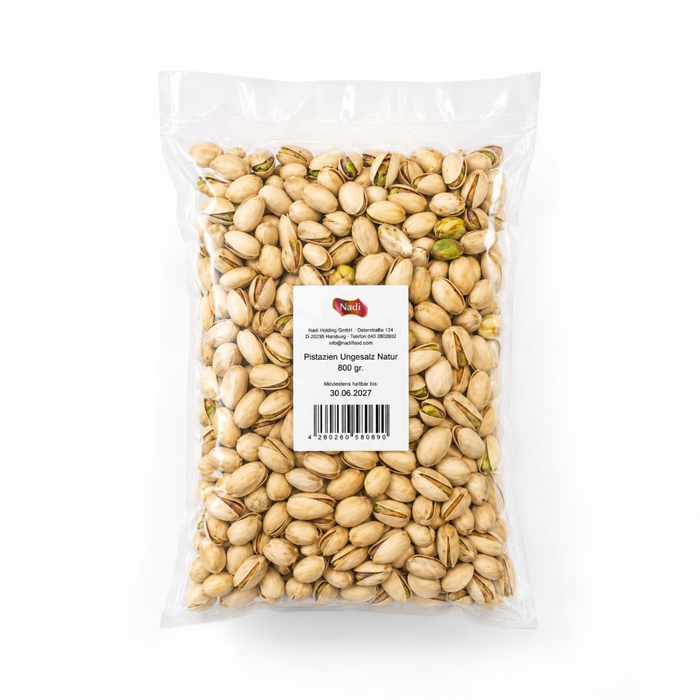 Nadi - Pistazien (Ungesalz Natur) 800gm (BBE: 30.06.2027)