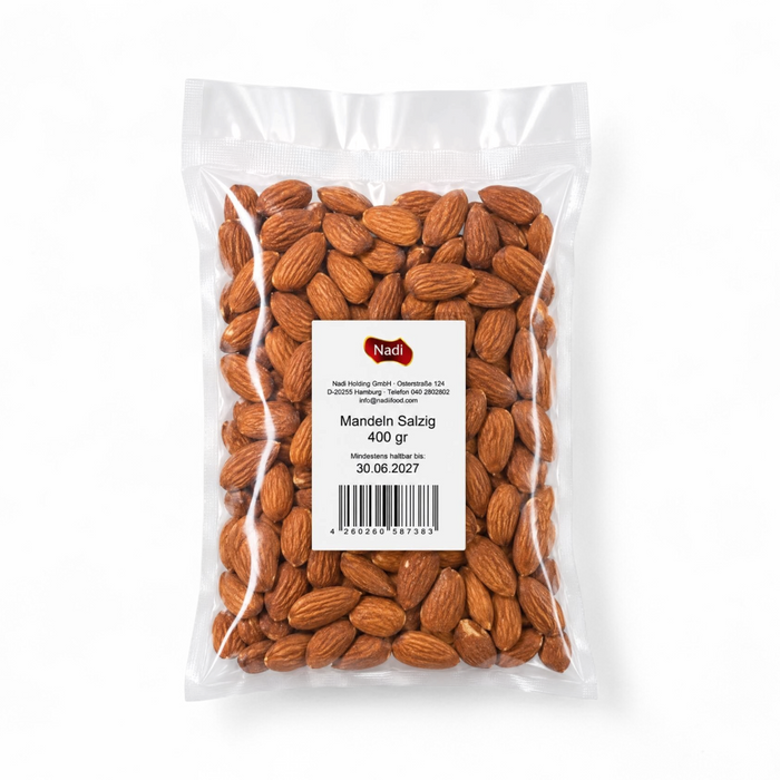 Nadi - Mandeln (Salzig) 400gm (BBE: 30.06.2027)