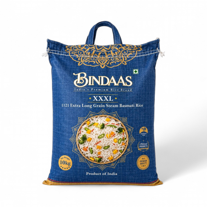 Bindaas Basmati Rice - Premium (Extra Long Grain) 10kg