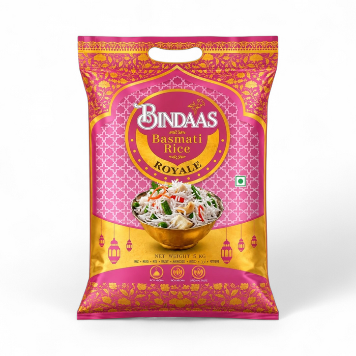 Bindaas Basmati Rice - Royale (Golden Sella) 5kg