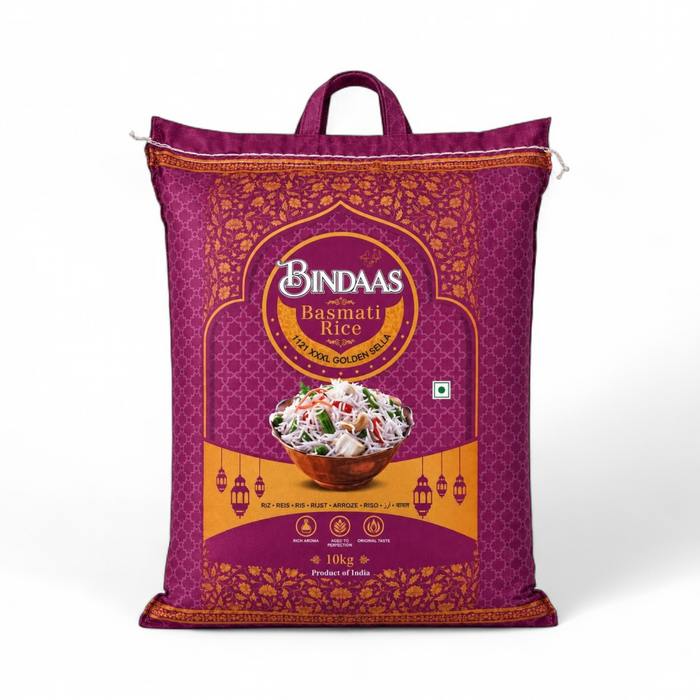 Bindaas Basmati Rice - Royale (Golden Sella) 10kg