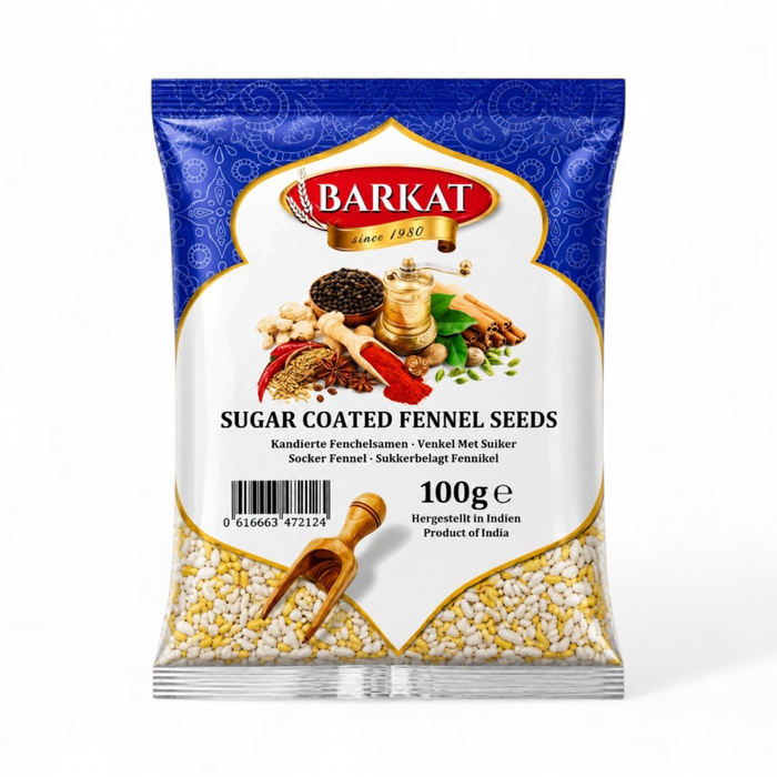 Barkat Sugar Coated Fennel Seeds 100gm