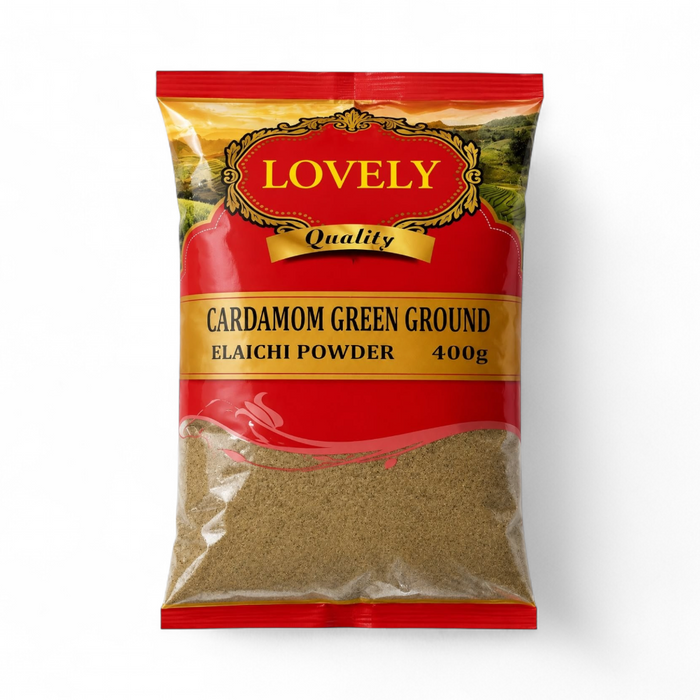 Lovely Green Cardamom Powder 400gm (BBE: 06.2026)