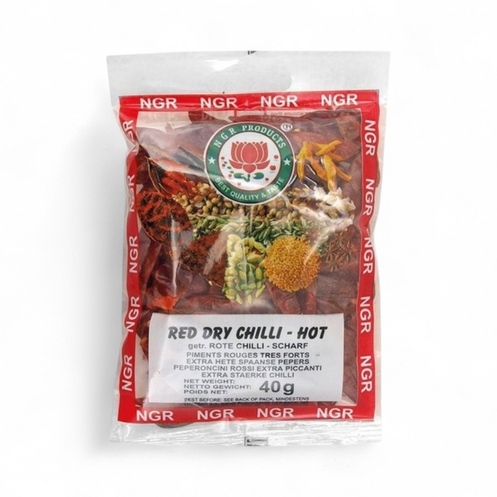NGR Red Dry Chilli - Hot 40gm