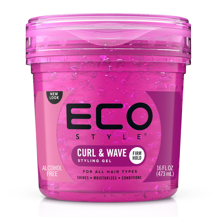 Eco Style Styling Gel - Pink Curl & Wave 454gm