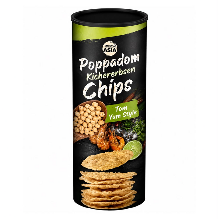 Bon Asia - Poppadom Chips Tom Yum Style 70gm