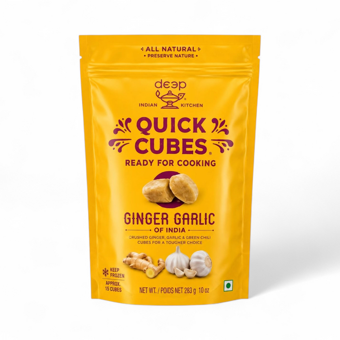 Frozen Deep Quick Cubes - Ginger Garlic 283gm (Only Berlin Delivery)