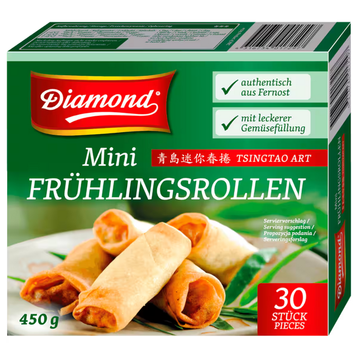 Frozen Diamond Mini-Frühlingsrollen (30 Stück) 450 g – Nur Lieferung nach Berlin