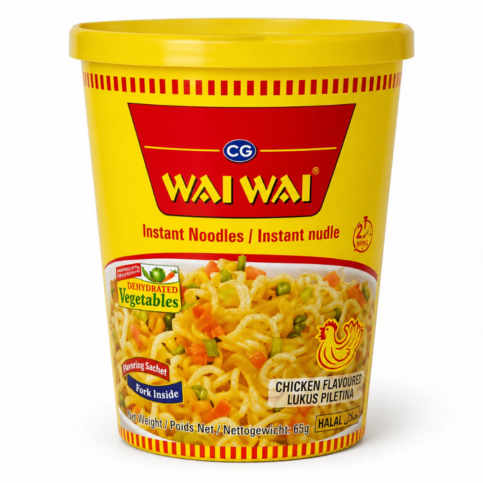 Wai Wai Chicken Instant Cup 65gm