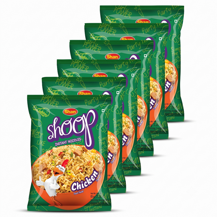 Shan – Instant Noodles Chicken Flavour Soup 6 × 65gm