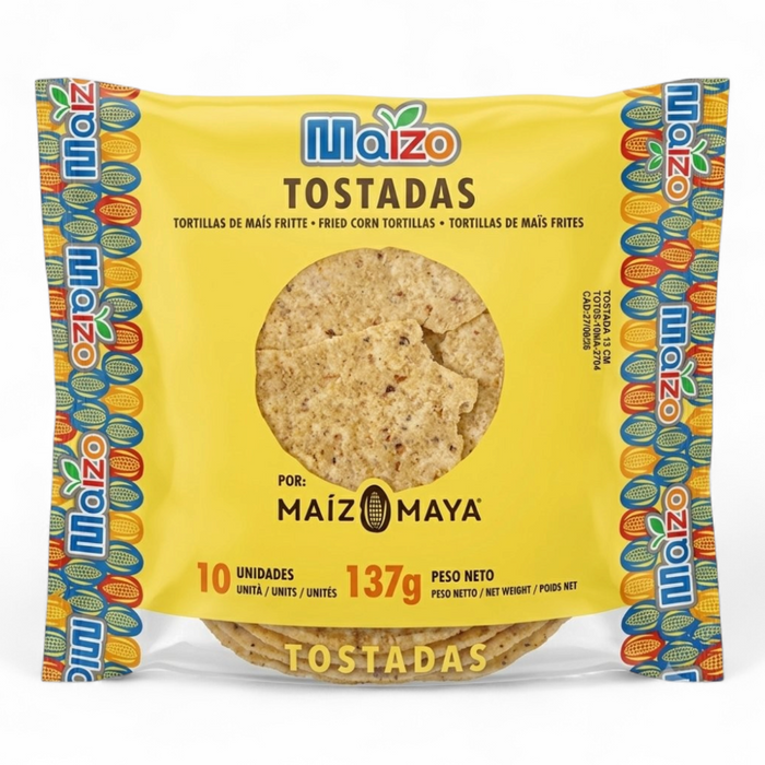 Maizo – Maíz Maya Tostadas (10pcs) 137gm
