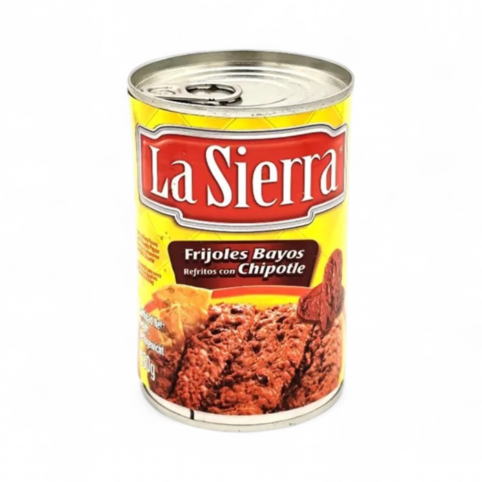 La Sierra – Frijoles Bayos Refritos con Chipotle 430gm