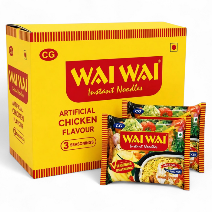 Wai Wai Instant Noodles - Chicken (30 x 75gm) 2.25kg - Full Karton