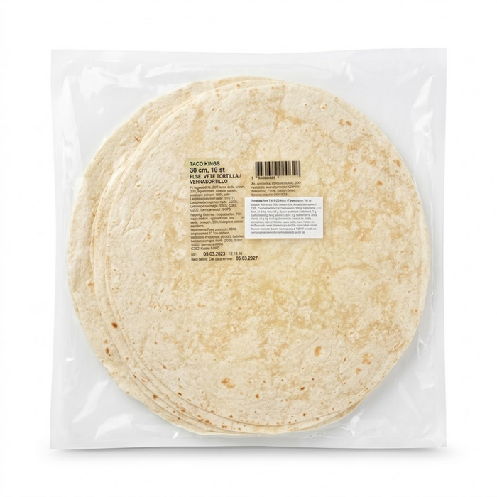 Mexilla Weizenmehl-Tortillas 18 x 30 g (16 cm) 540 g