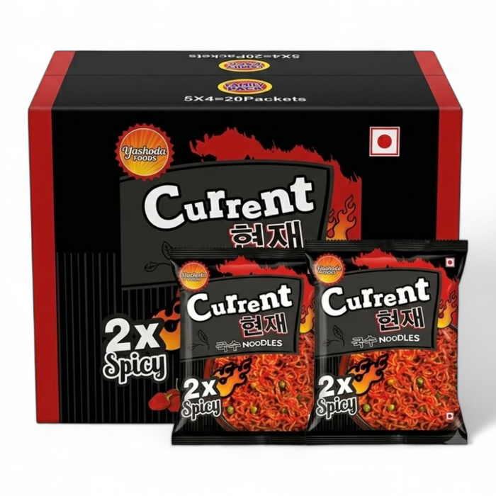 Current Instant Noodles - 2X Spicy (20 x 100gm) 2kg - Full Karton
