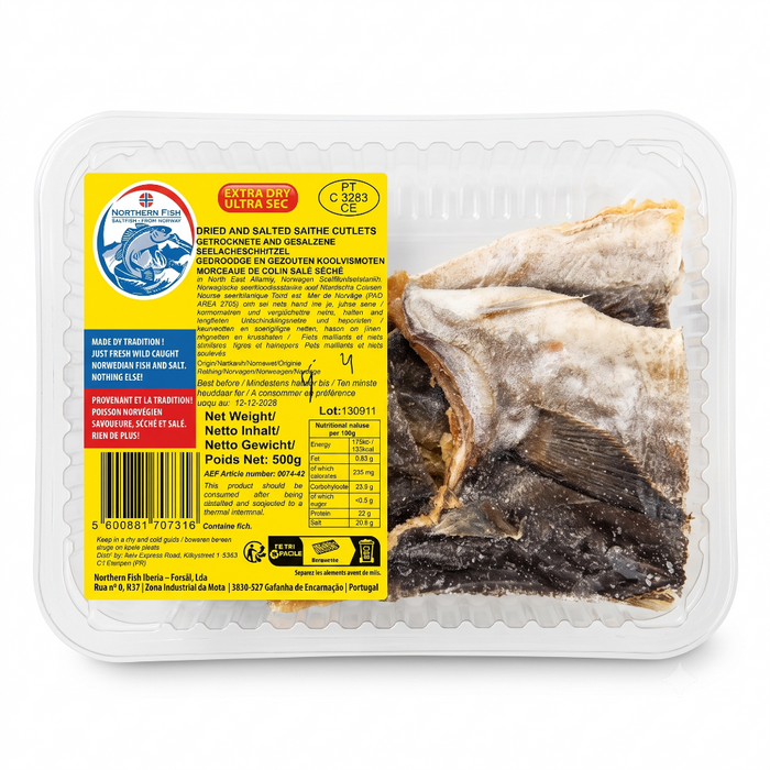 Northern Fish – Dried Salted Saithe Cutlets 500g