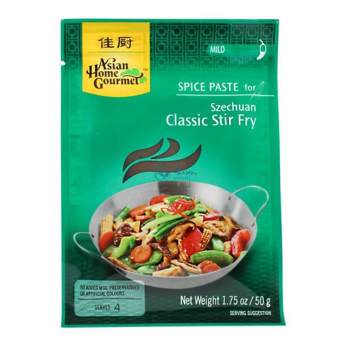 AHG – Spice Paste for Szechuan Chilli Ginger Garlic Stir Fry 50gm