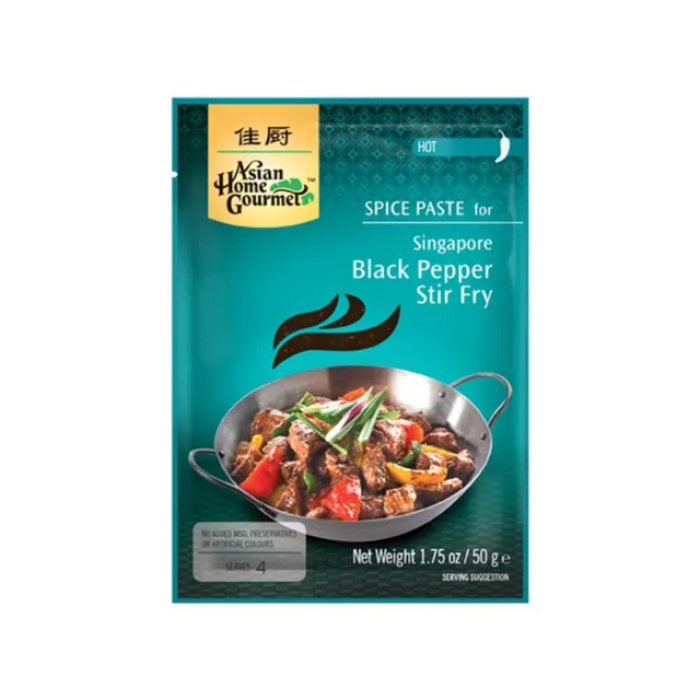 AHG – Spice Paste for Singapore Black Pepper Stir Fry 50gm