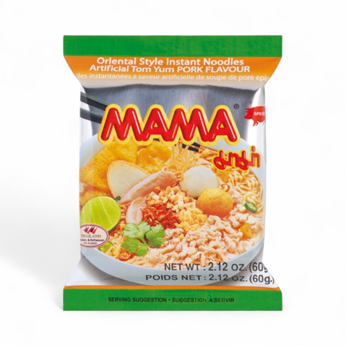 Mama Instantnudeln – Tom Yum Schweinefleischgeschmack 60 g