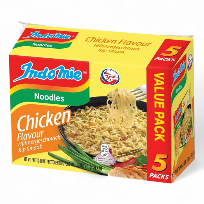 Indomie Instant Noodles - Chicken Flavour (5 x 70gm) 350gm