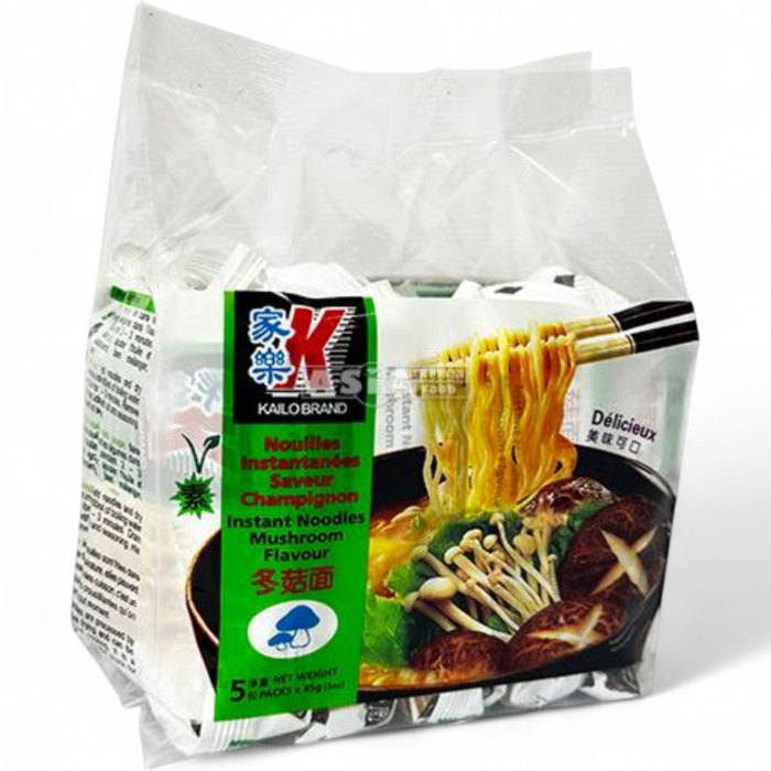 Kailo Brand Instant Noodles –  Mushroom Flavour (5 x 85gm) 425gm