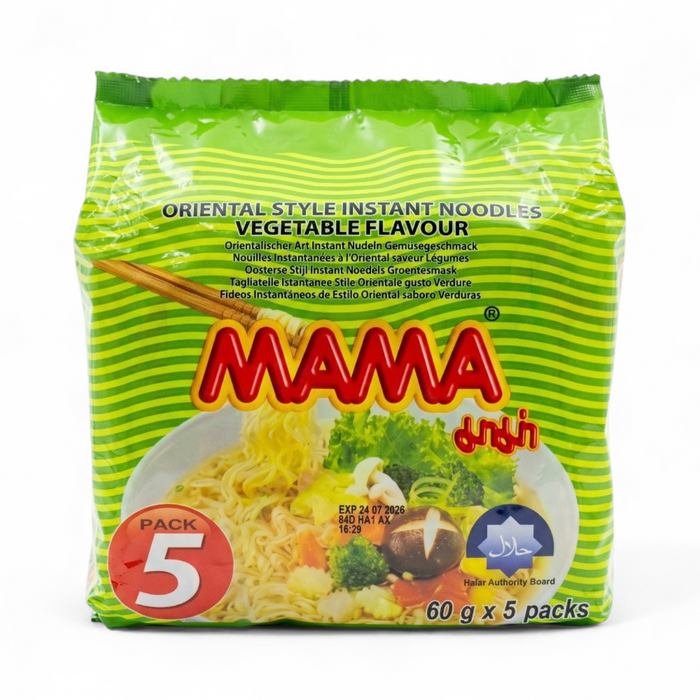 Mama Oriental Style - Vegetable Flavour (5 x 60gm) 300gm