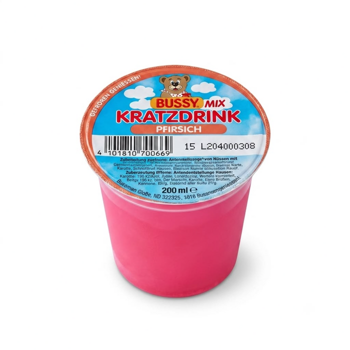 Bussy Mix Kratzdrink - Pfirsich (Peach) 200ml - Berlin Only Delivery