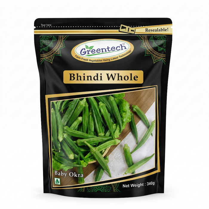Greentech – Frozen Bhindi Whole 340gm - Berlin Only Delivery