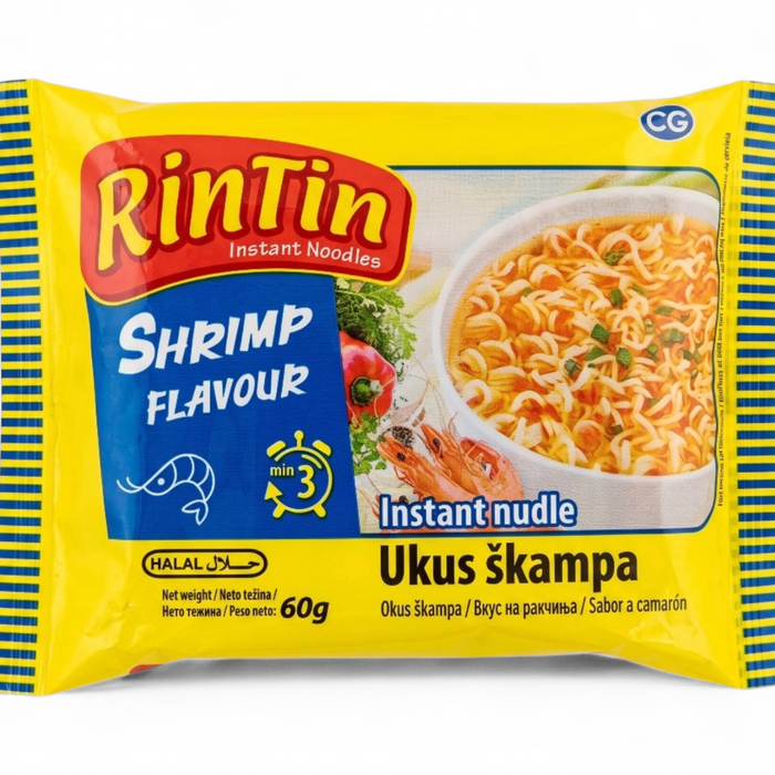 Rin Tin Instant Noodles – Shrimp Flavour 60gm