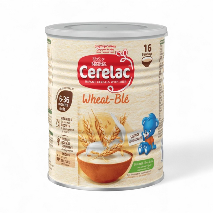 Nestlé Cerelac – Wheat Blé (For 6-36 months) 400gm