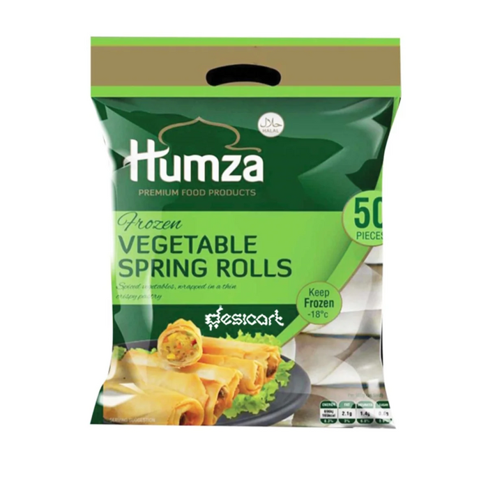 Humza – Premium Frozen Vegetable Spring Rolls (50 Pieces) 1.5kg - Berlin Only Delivery