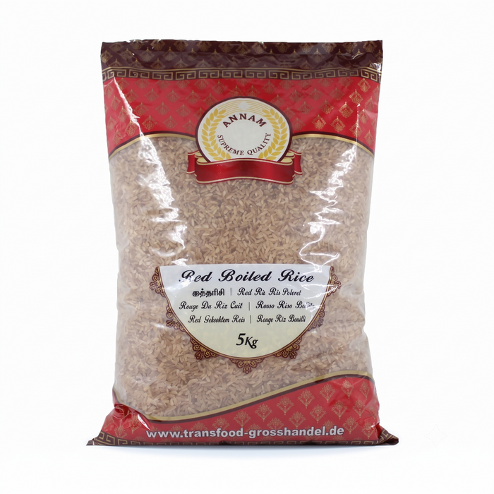 Annam Roter gekochter Reis 5 kg 