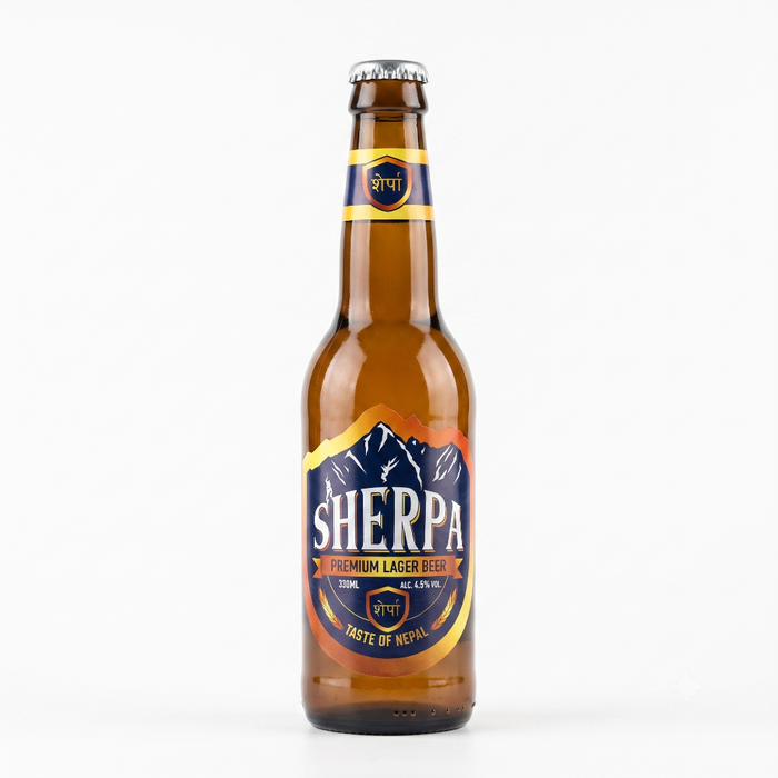 Sherpa – Premium Lager Beer (4.5% vol) 330 ml