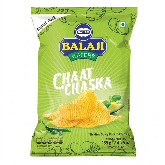 Balaji-Kartoffelchips – Chaat Chaska 135 g