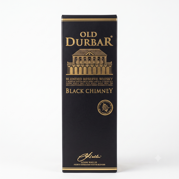 Old Durbar – Black Chimney Whisky (42.8% alc.) 750ml