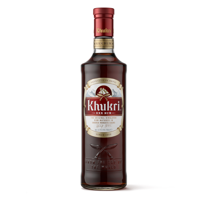 Khukuri – 3X Rum (42.8% alc) 700ml