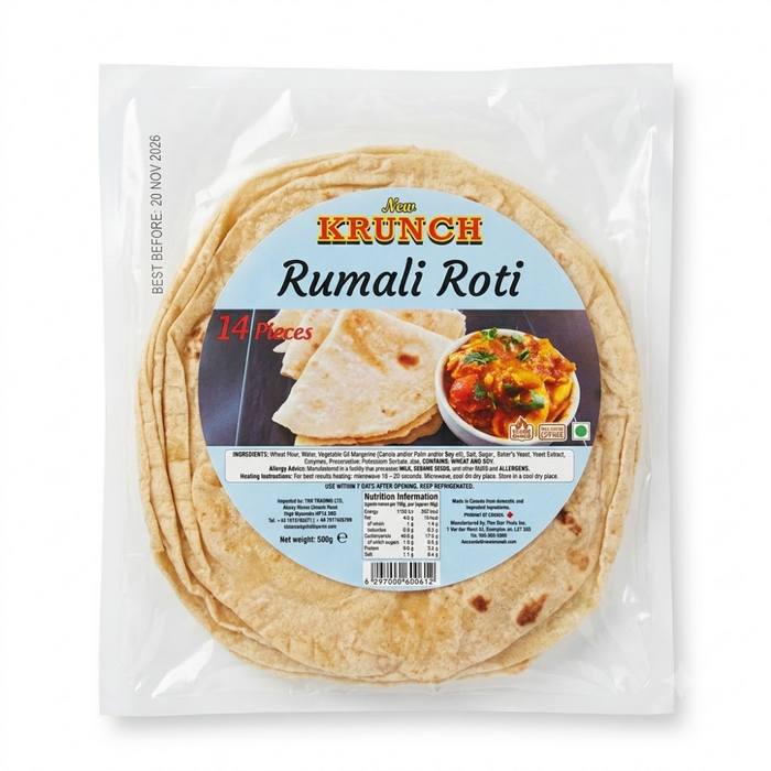 New Krunch - Rumali Roti (14pcs) 500gm