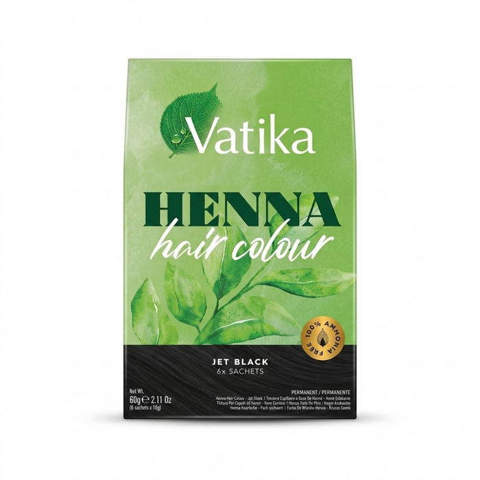 Vatika Henna Hair Colour - Jet Black 60gm