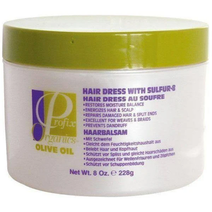 Profix Organic – Olive Oil Hair Dress With Sulphur8 228gm