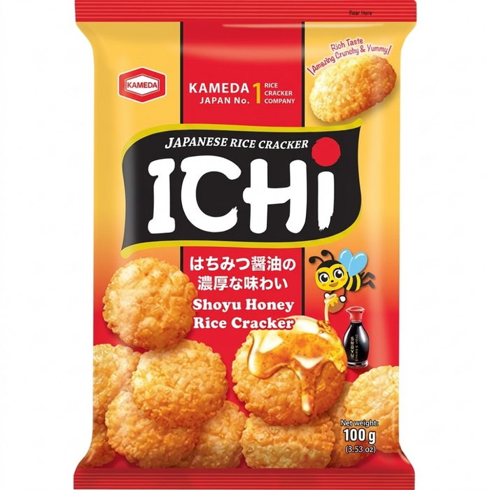 Kameda - Ichi Rice Crackers Shoyu with Honey 100gm