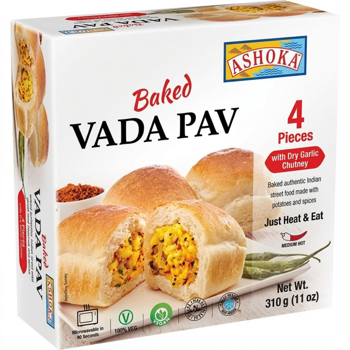 Ashoka - Vada Pav Baked (4pcs) 310gm