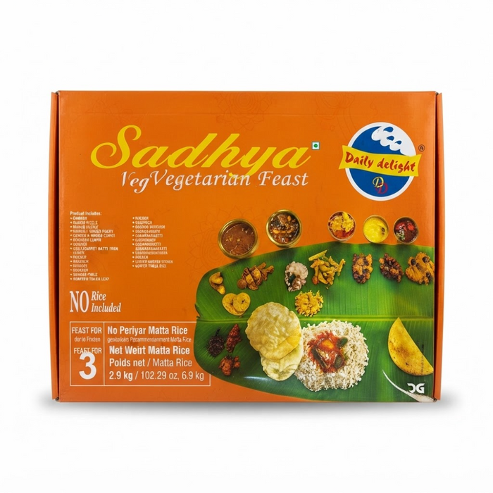 Frozen Daily Delight - Sadhya Kit (Feast for 3) 2.90kg (Only Berlin Delivery)